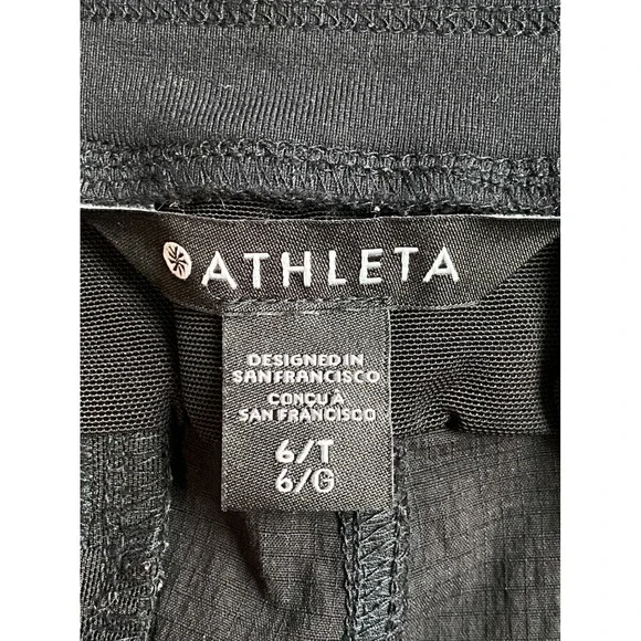 Athleta Trekkie North Jogger Pants 6T Black Sporty Travel Commuter 405726 - Picture 11 of 14